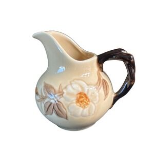 Franciscan Café Royal Floral Creamer Pitcher Brown Twisted Handle A5 USA
1980s